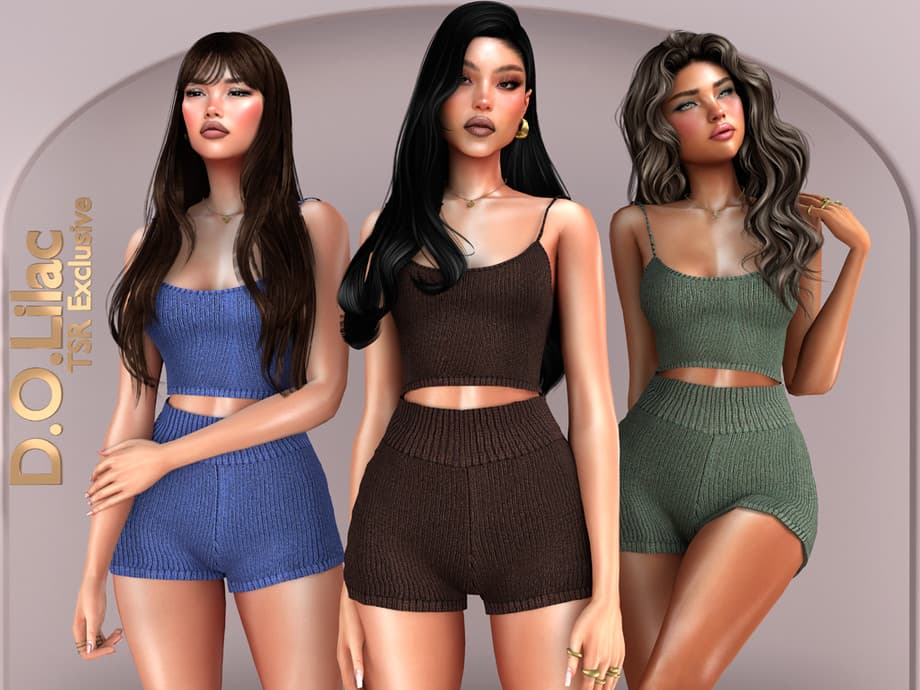 Топ и шорты Soft Fit Set DO169